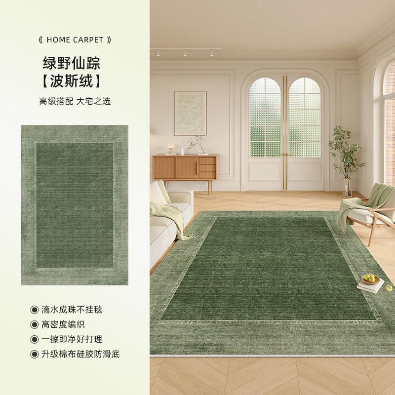 Minimalist Carpets for Living Room Green