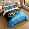 Bedding Set 1 Duvet Cover 2 Pillowcases Newcastle United FC Print Soft Bed Linen Bedroom Decor