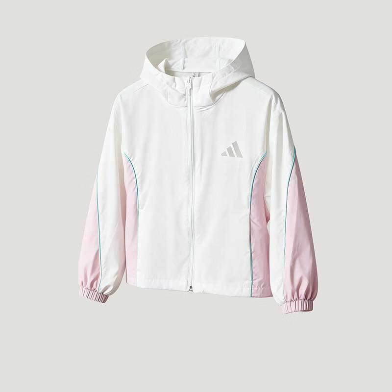 Adidas Girls  Colorblock Hooded Jacket 128