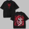 T-shirt Cartoon Hazbin Hotel Adam L'Esorcista Uomo Donna Abbigliamento Anime Vintage Lavata T-shirt Cotone Manica Corta Magliette Larghe