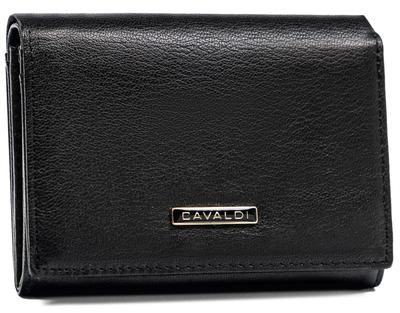 Women's Leather Wallet 445-IL2-BL-2540 Black