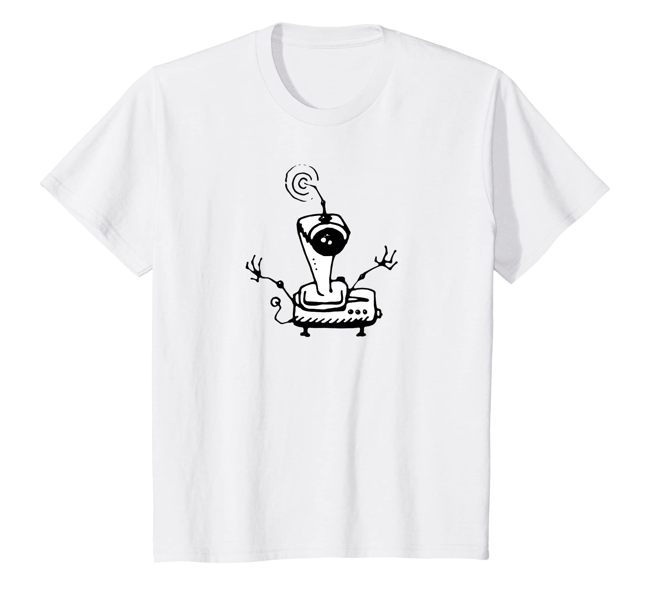 

Kids Mad Robot Doodle T-Shirt синій