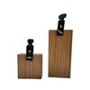 Solid Wood Bangzi Percussion Block with Cowbell Attachment