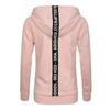 Adidas Hooded Letter Print Sports Pullover Long Sleeve Sweatshirt Women Sweatshirt Pink DU2371