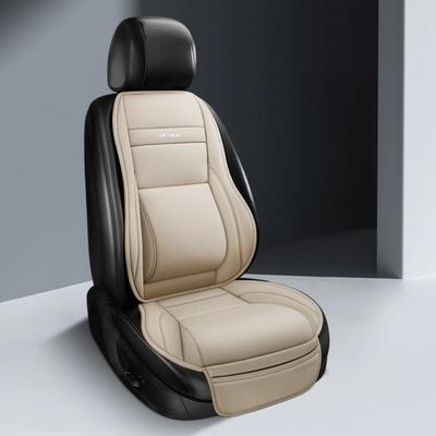 Universal Car Seat Covers Leather Full Set Car Lumbar Support Cushion Breathable Waterproof Car Leg Support Cushion