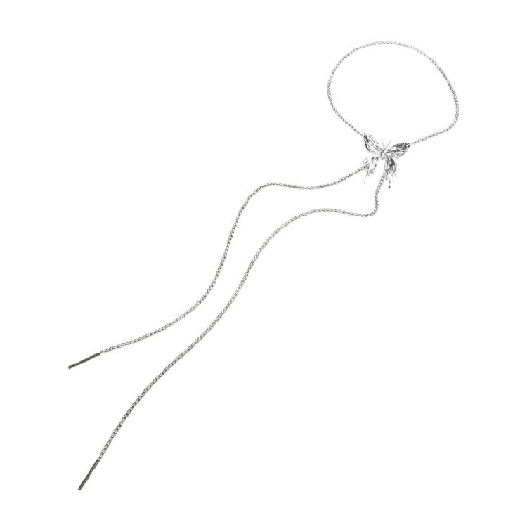 Butterfly Charm Choker Necklace Hip Hop Wasit Chain Fashionable Pendant Chain 1