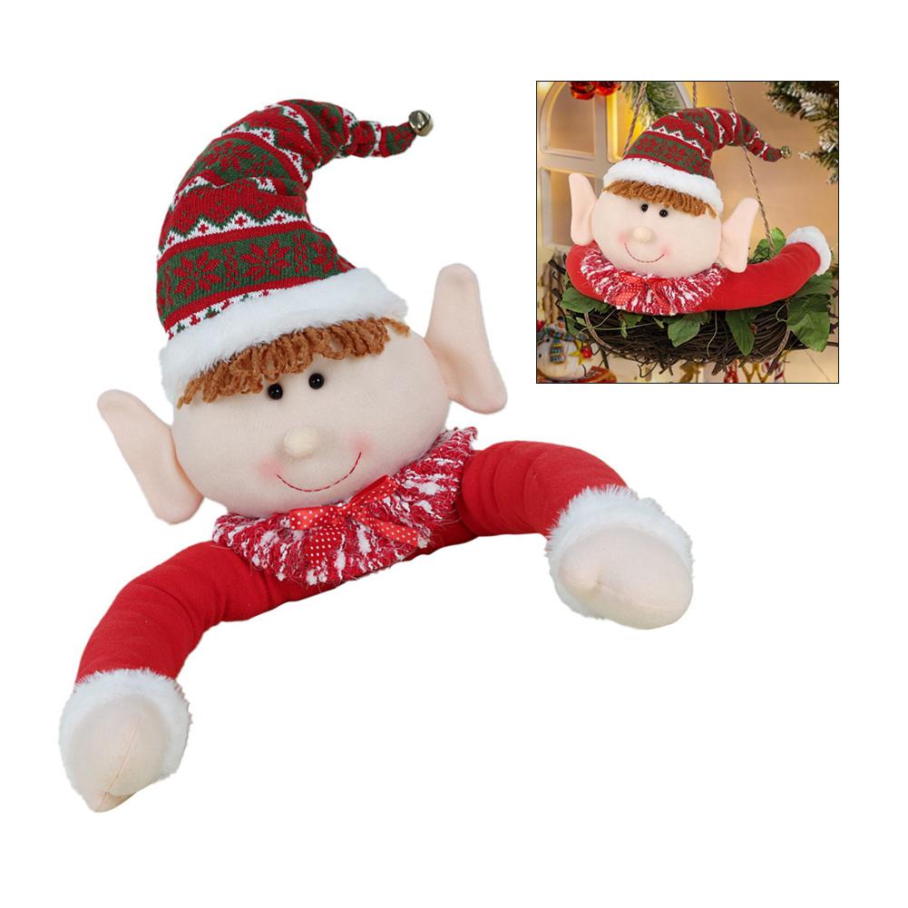 Weihnachts-Wichtel-Baumspitze-Große Plüsch-Wichtel Baumspitzen-Umarmung Weihnachtsbaumschmuck Dekorieren Sie den Weihnachtsbaum für Weihnachten DIY