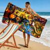 "Cartoon Characters Collage Design" Beach towel quick-drying for travel outdoor sports jogging beach and swimming