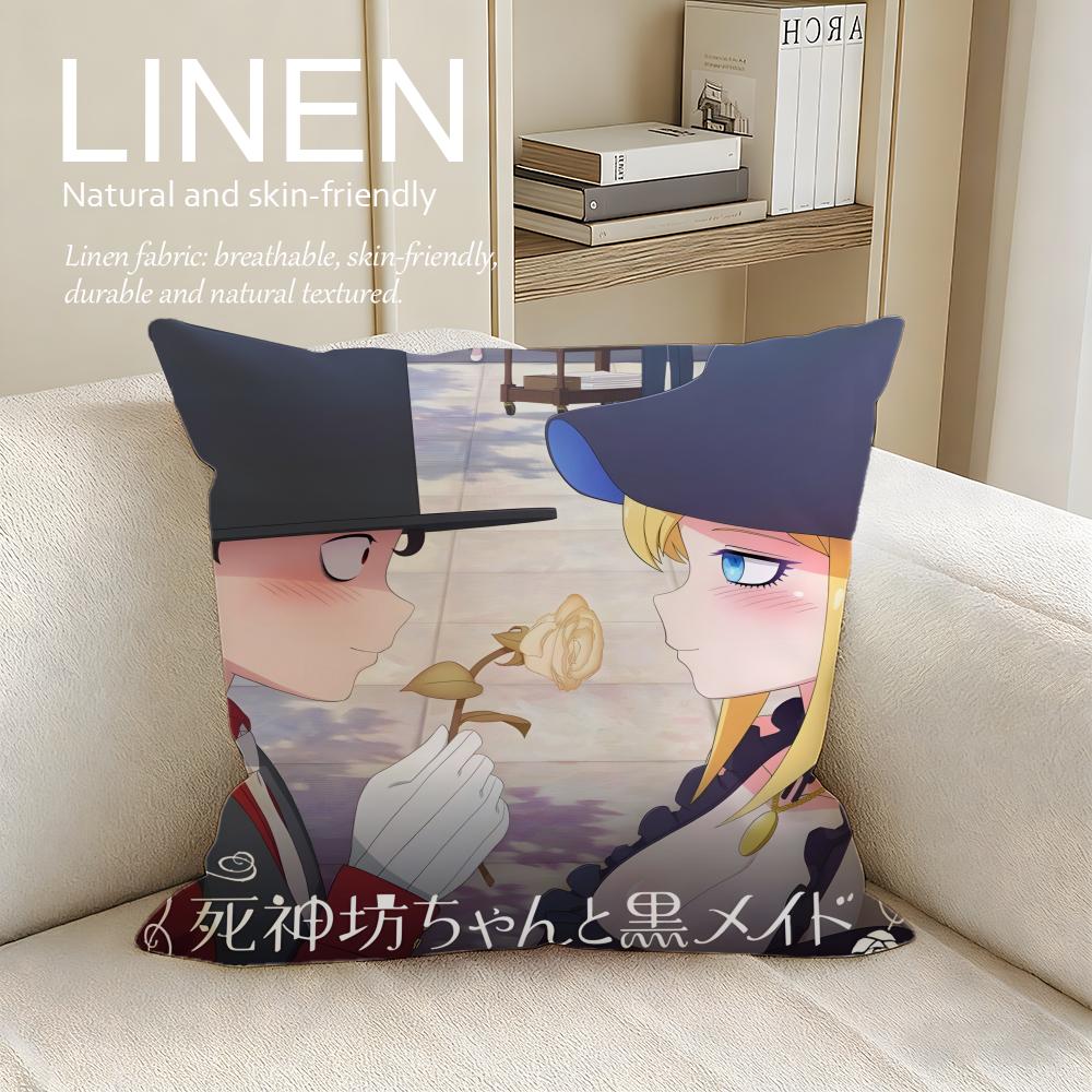 Duke of Death and His Maid Cushion Cover Pillowcase Set Pcs x x Breathable Washable Sofa Cushion Cover