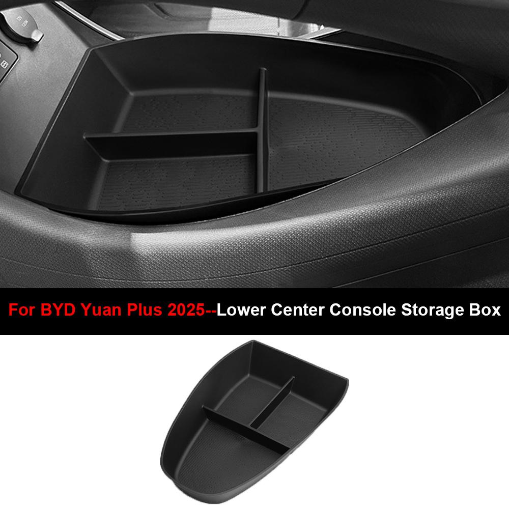 For BYD Yuan Plus 2025 Wireless Charging Pad Non-slip Pad Phone Charger Mat Protective Mat Central Lower Storage Box Accessories