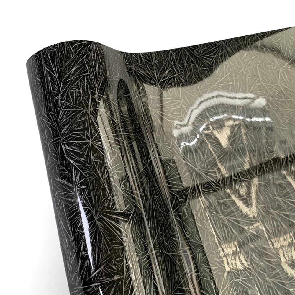 Ice Crack Texture Film Wrapping PVC Stickers for Car Wrap Vinyl Full Body Whole Roll Auto Body Films Motorcycle Adhesive Vinyl