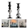 Porte-bougies coniques en fer vintage Élégant grand support de chandelier pour mariage et décoration intérieure