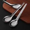 Changbaosen Stainless Steel Flat Bottom Soup Spoons