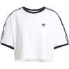 Originais Soltos Moda Confortável Macio Camiseta Manga Curta Tops Femininos Branco JC8150