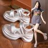 Platform sandals women's 2025 summer new fashion casual outer wear slippers versatile not tired feet comfortable height-increasing shoes