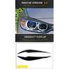 Gloss Black ABS Headlight Eyebrow Eyelid Cover Trim Stickers For BMW F30 F32 F33 F34 F35 F31 318i 320i 2013-2019