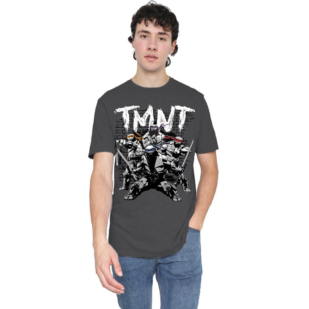 Tmnt Tmnt Team T-Shirt S-3XL Charcoal S