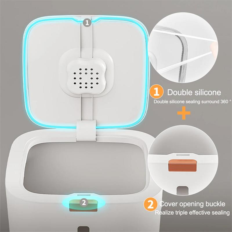 1PCS Food Storage Bucket Household Insect-proof and Moisture-proof Sealed Food-grade Cereal Storage Container Rice Grain Storage Box