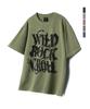 WILDROCK Wild Rock&Roll Pigment Oversized Short Sleeve T-Shirt_5 Col