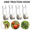 6PC Tomato Cherry Hook Grid Line Greenhouse Tomato Hook Suitable For Supporting Potted Plants