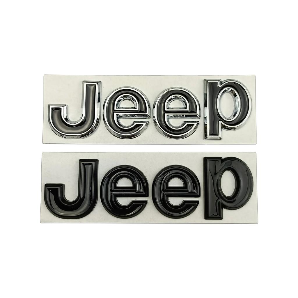Metal Car Body Trunk Badge Mark Sticker for JEEP Wrangler Grand Cherokee Compass Renegade Patriot Rubicon Liberty JK XJ