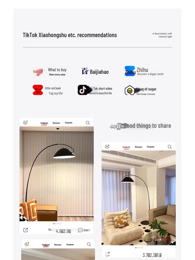 Nordic Minimalist Fishing Floor Lamp - Elegant Living Room Decor, Atmospheric Vertical Light, Luxurious Art Design