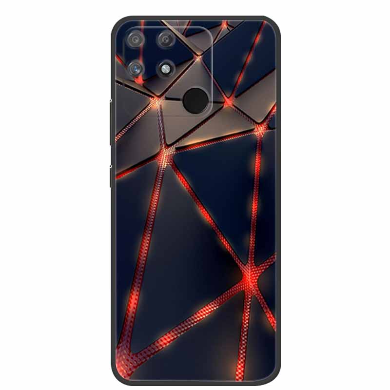 For Redmi 10C Case Redmi10C Black Soft Silicone Phone Case For Xiaomi Redmi 10C Back Cover Case Redmi 10 C Power Funda POCO C40