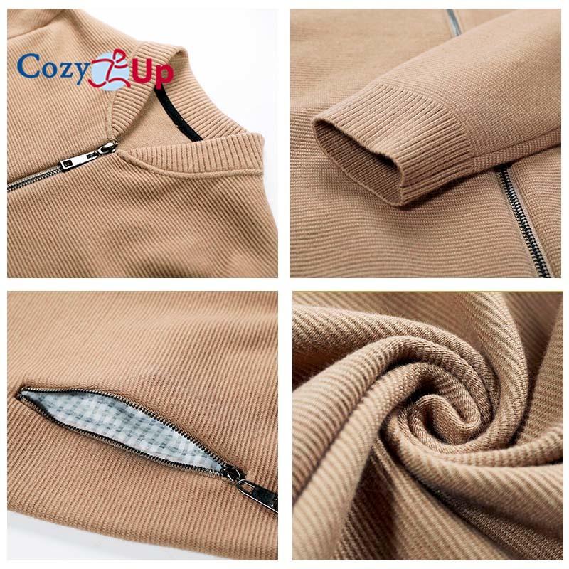 Cozy Up Cardigan Casual Streetwear Sweater Coat Men Autumn Winter Thick Warm Wool Cardigans