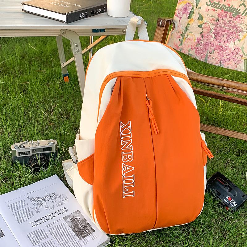 New Casual Backpack Outdoor Light Mountaineering Backpack Cycling Travel Large Capacity Backpack Student School Bag