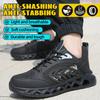 Breathable Safety Shoes Steel Toe Work Boots Anti-Smash Anti-Puncture Work Sneakers Slip Resistant Light Weight Safety Shoes
