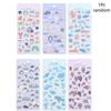 1Pc Cute Cartoon Animals Felt Cloth Sticker 3D Relief Stickers Fun Scrapbooking Diy Diary Decoration Stationery Stickers