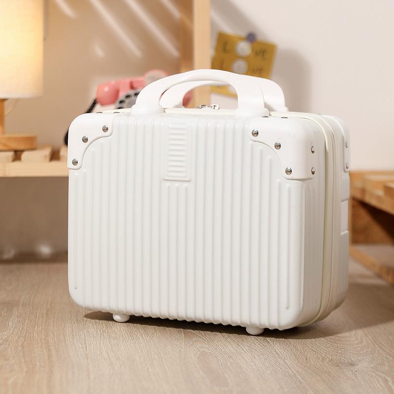14-Zoll Handtasche/Kosmetiktasche/kleiner Koffer/Koffer/Damen Reiseleichter Lederkoffer/Mini Aufbewahrungsbox