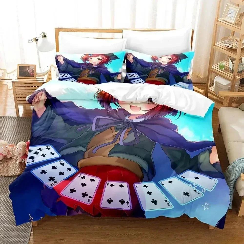 Neues Danganronpa V3 Bettwäsche-Set Bedrucktes Bettset mit Kissenbezug Bettdeckenbezug Weiche Queen-King-Size-Bettwäsche Zuhause