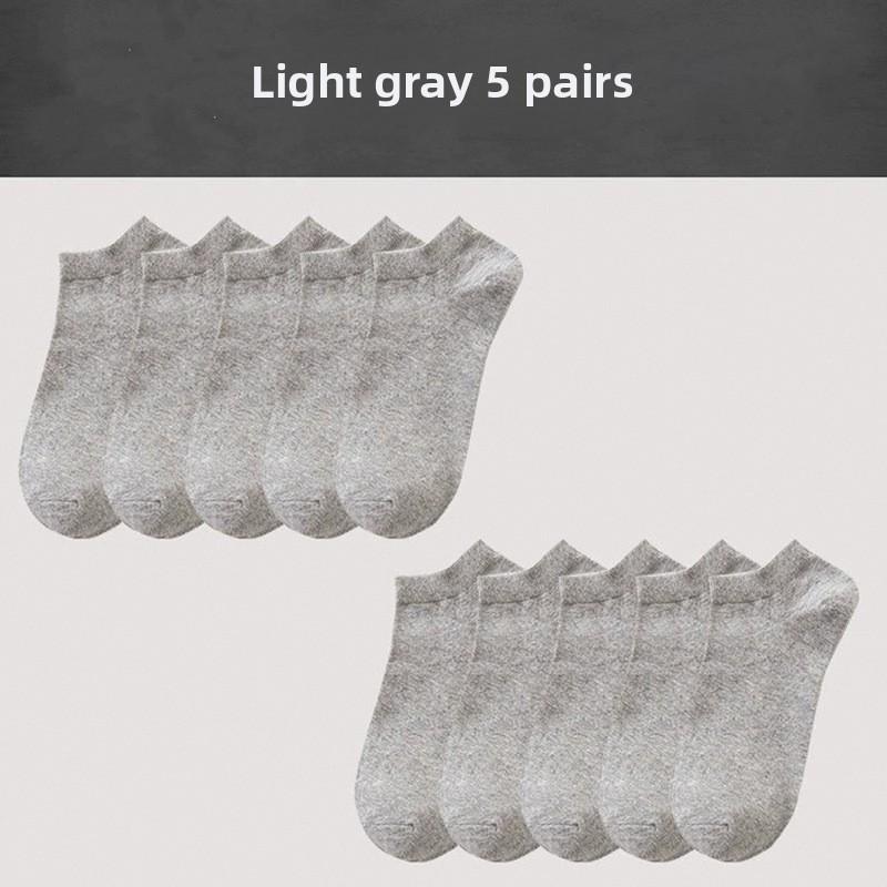 5 Pairs Ankle Socks Low Cut Breathable Sport No Show Running Socks for Men and Women