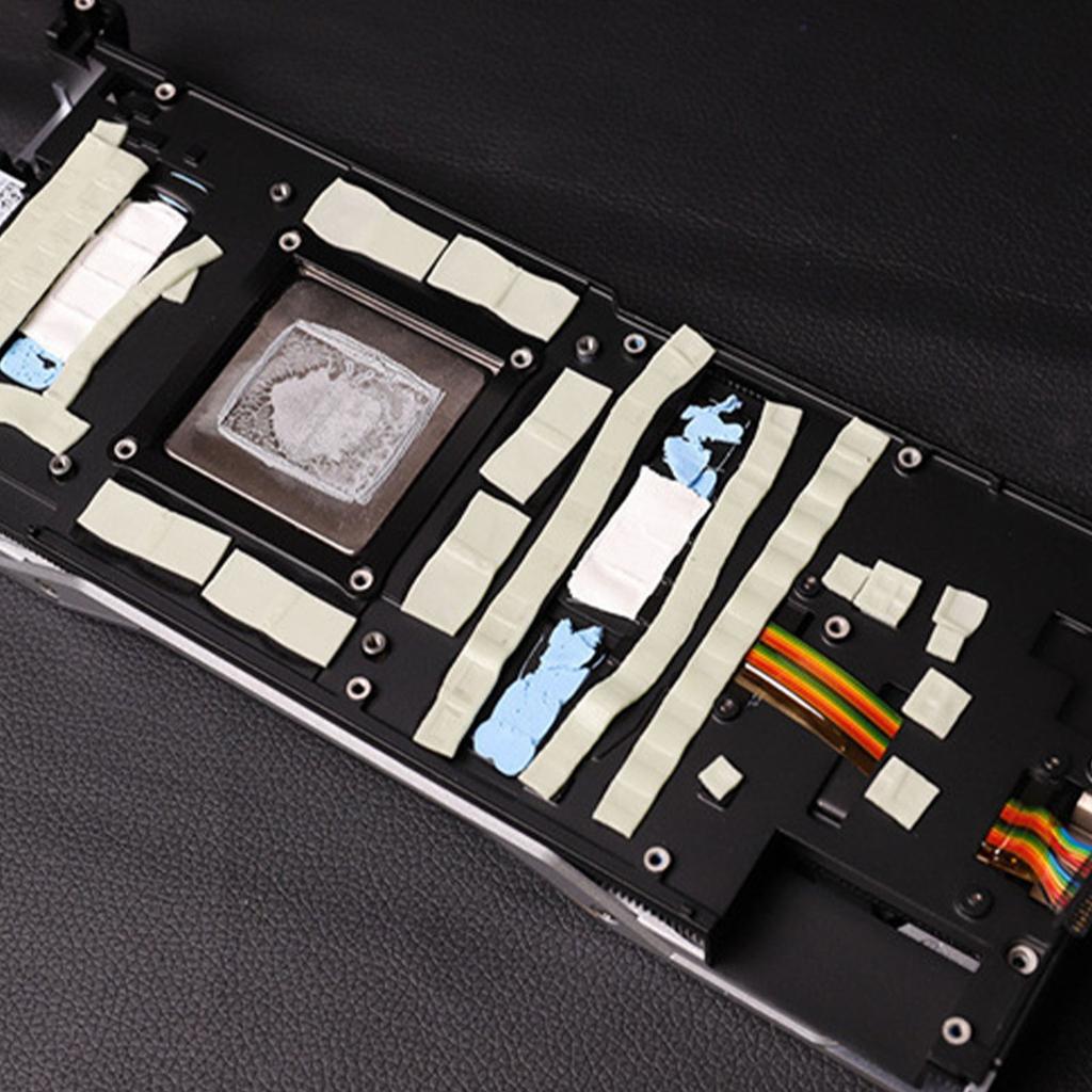 High Thermal Conductive Silicone Pads for M.2 2280 SSD Heatsinks 0.5mm 1mm Thickness 6W/mK Cooling Solution