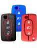 For Citroen C4 Flip Remote Car Key Case for For Citroen C4 Cactus Grand Picasso C5 C8 3 BUTTONS Car Accessories Keychain