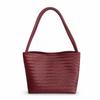 Retro Textured Weaving Handbag: Versatile Single Shoulder Vegetable Basket Bag