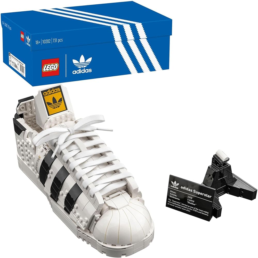 LEGO Adidas Originals Superstar 10282 Building Blocks Toy for Kids and Adults