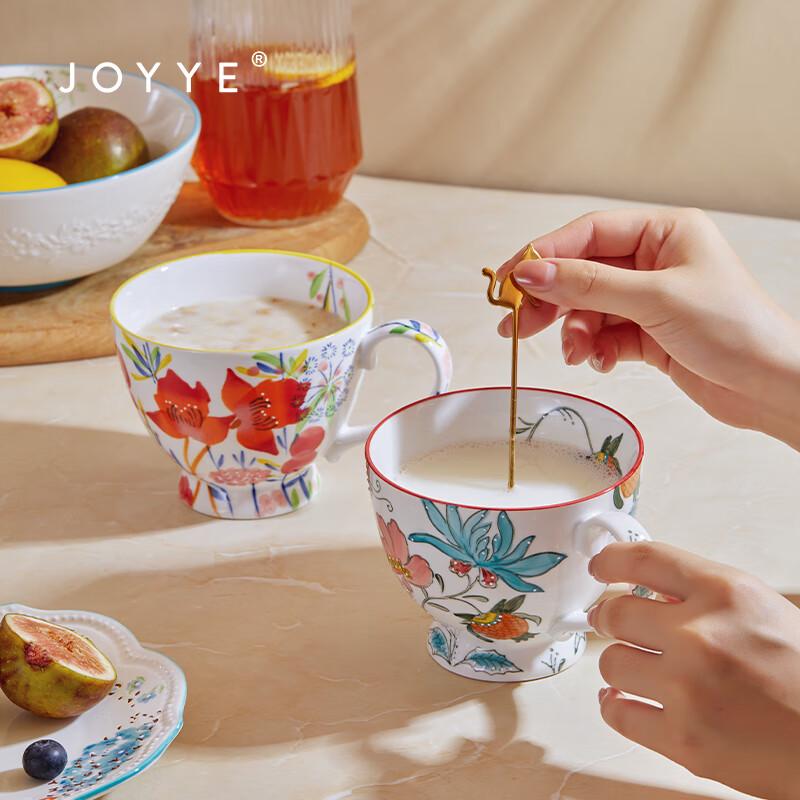 JOYYE Handbemalte Keramik Müsli- & Wasserschale