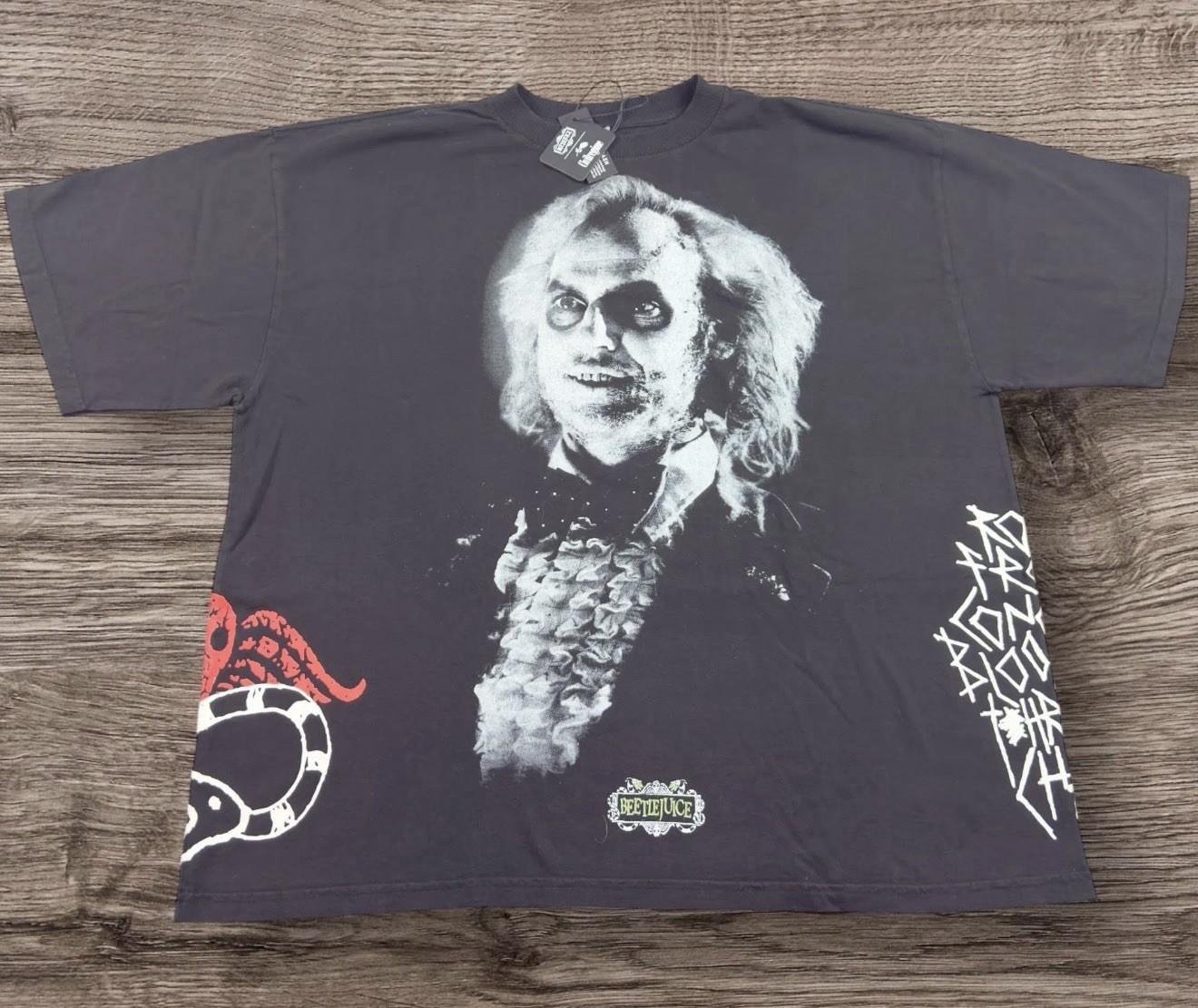 Civil Regime X BEETLEJUICE Collad Oversized X-Large Unisex T-Shirt XXL