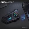 SEAMETAL Y10 Motorcycle Helmet Headset Stereo Bt5.3 Hands Free Ipx6 Waterproof 2000mAh Moto Wireless Headphones Support