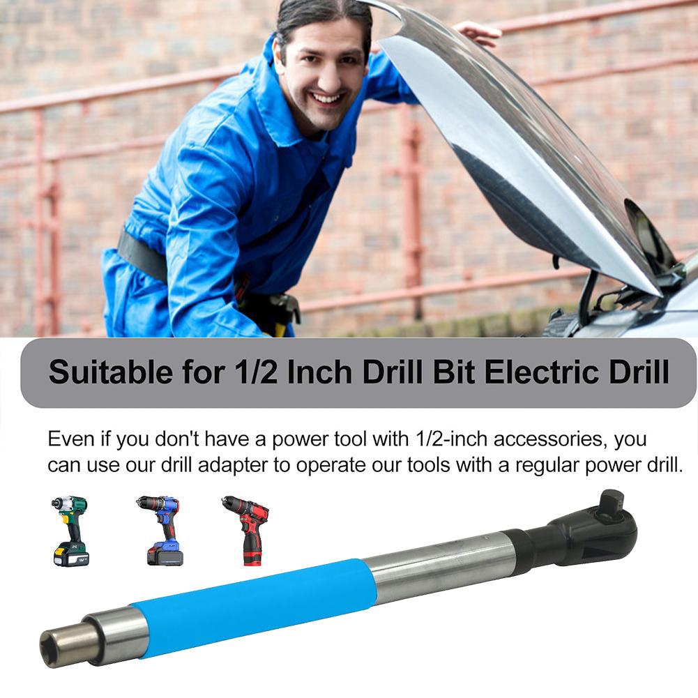 NEW Impact Wrench Extension Rod Auto Repair Tool Accessories With 1/2 Inch Drill Adapter 4 Conversion Adapters For Small Sp T7P7