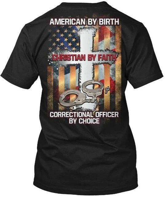 Correctional Officer T-Shirt Made in the USA Size S to 5XL L