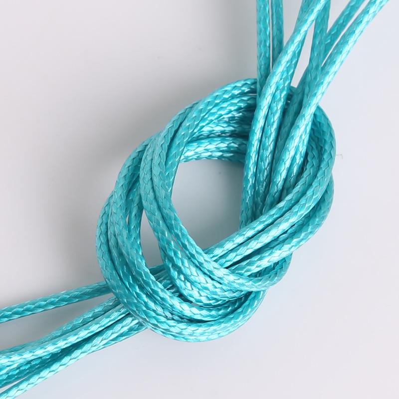 Korean Waxed Rope for DIY Jewelry - 1-2mm Colorful Necklace & Bracelet Cord