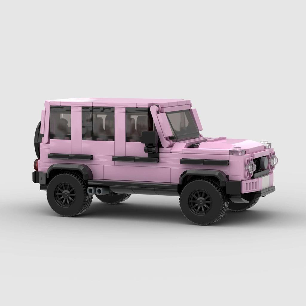 Moc Racing Car Off-Road Pickup Truck Car Diy Building Block Sports Car Assembly Model Children'S Puzzle Toys Festival Gift