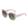 Celine Double C Logo Irregular Frame Sunglasses Unisex Sunglasses Pink CONF-4S226CPLB-24PP