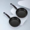 2 Stück Antihaft-Eierpfanne Mini-Saucentopf 14 cm Durchmesser Flacher Boden Perfekt für Pfannkuchen Omeletts Steaks Haushalt Küche