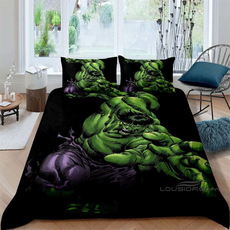 

The Hulk three-piece bedding set is an elegant bedding set for adults and children, suitable for double and single beds. 135x200cm