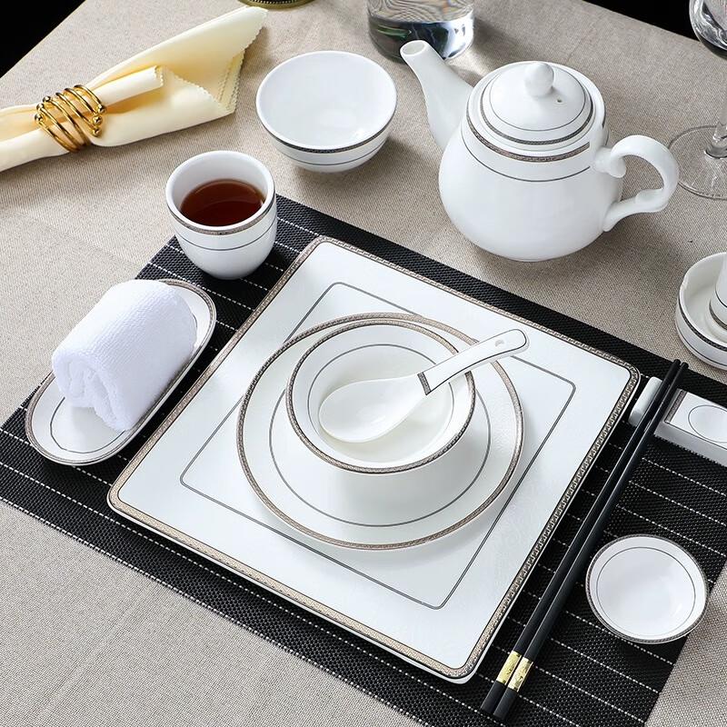 Elegantes chinesisches Keramik-Tischgeschirr-Set