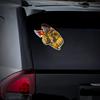 Auto Sticker Decal "Brandweerman met bijl" Vinyl Verwijderbaar Waterdicht Buiten Auto Bumper Raam Laptop Computer Decoratie JM103